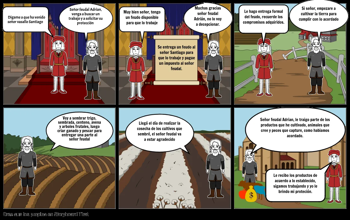 feudalismo Storyboard by f5194682