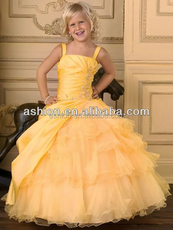 Fg-010 cenicienta vestidos para las niñas de 10 años de edad ...