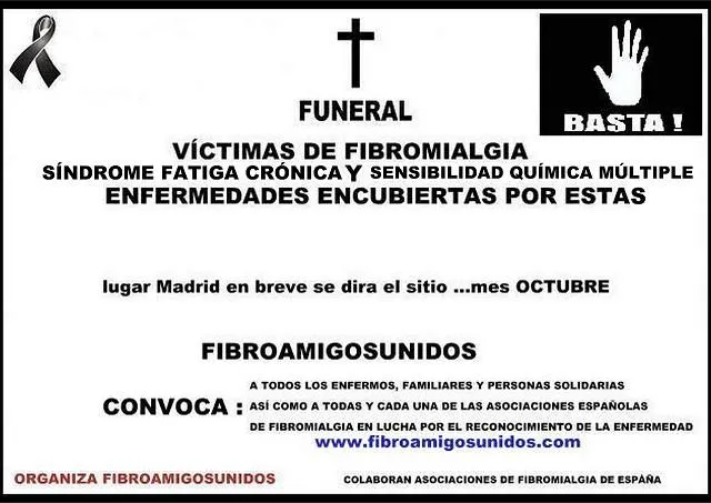 fibromialgia...INTENTAREMOS INVITAR AL FUNERAL AL ESCRITOR VICTOR ...