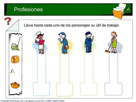Ficha de profesiones - Imagui