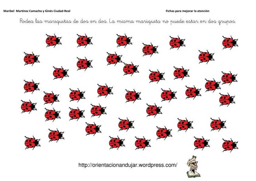 Fichas atención; rodear imágenes -Orientacion Andujar