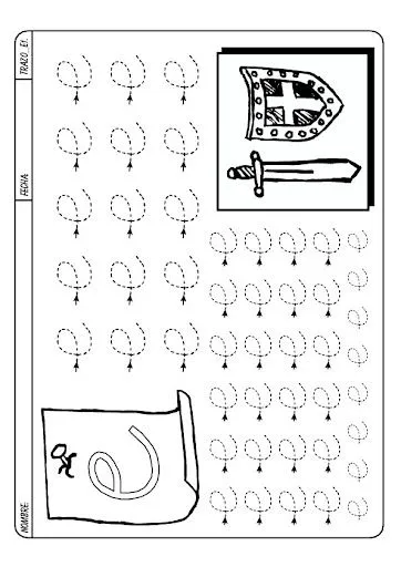 FICHAS DE CALIGRAFIA: ESCRIBIMOS MINUSCULAS