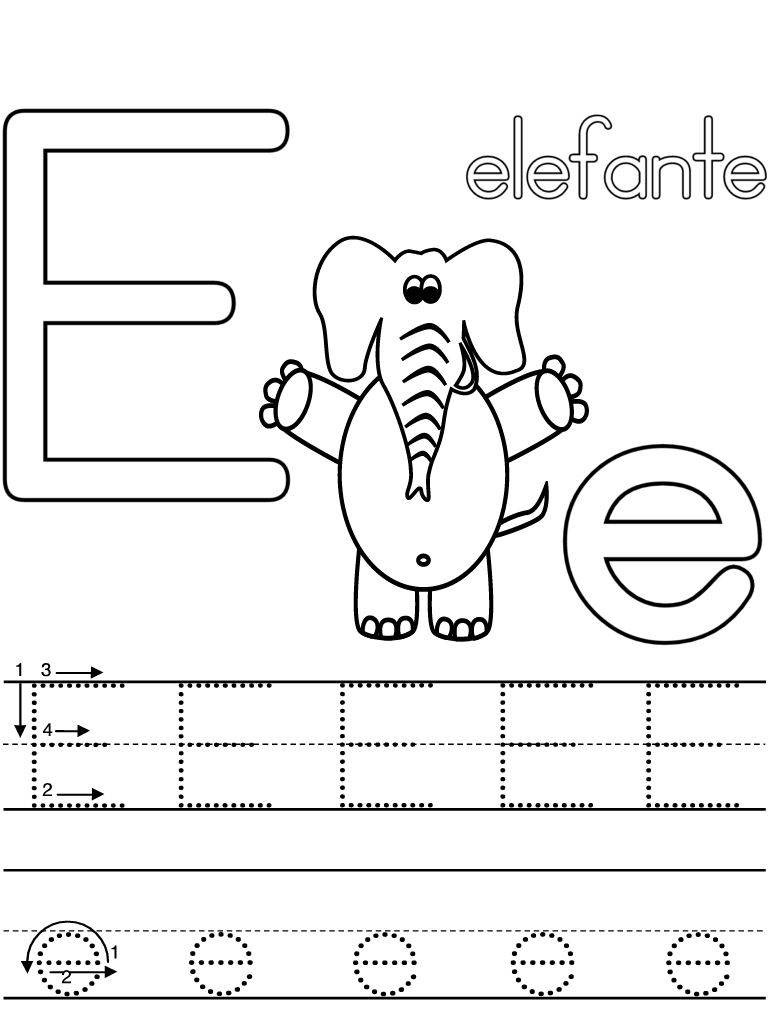 FICHAS DE CALIGRAFIA PARA IMPRIMIR DE PREESCOLAR:EL ABECECARIO ...