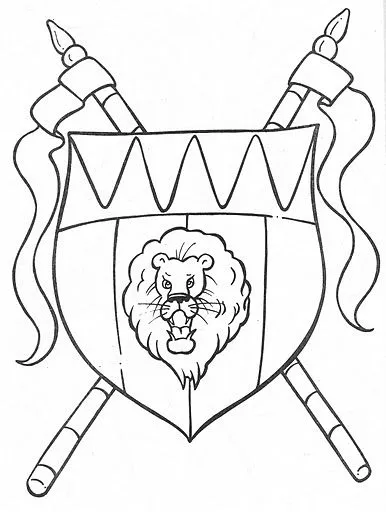 Fichas para colorear de edad media - Imagui