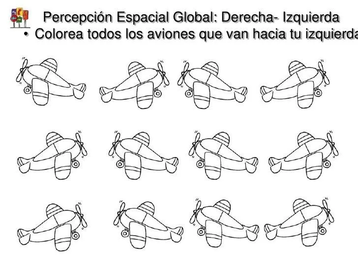 Fichas derecha e izquierda para colorear - Imagui