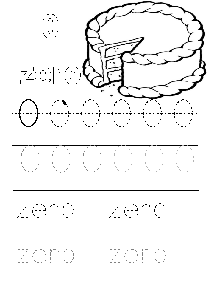 Fichas de inglés: Ficha Numbers 5: Number Zero worksheets