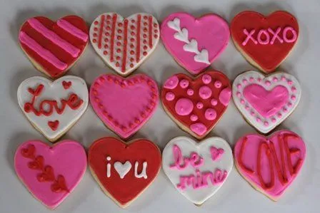 Fichas de Inglés para niños: San valentine cupcakes