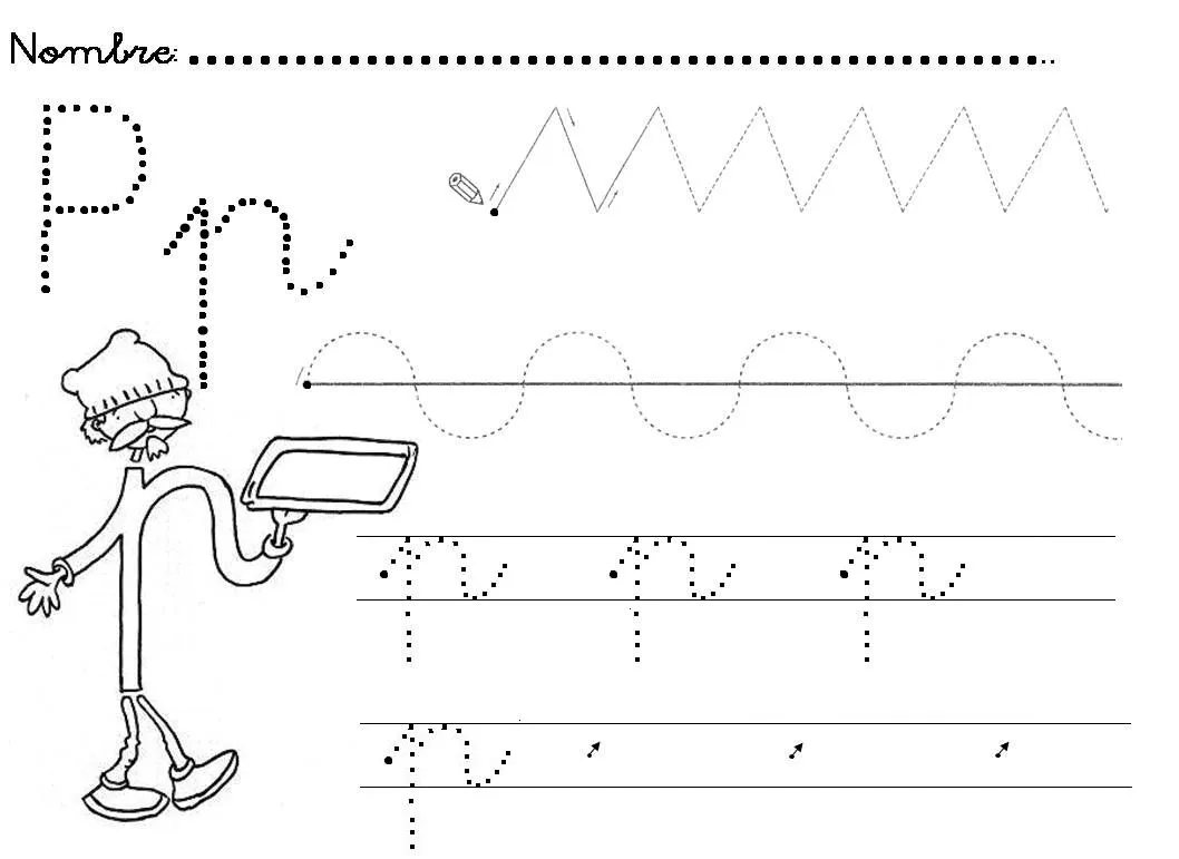 Fichas para trabajar la letra p - Imagui