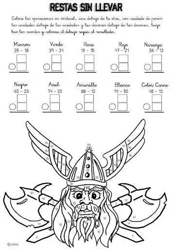 FICHAS DE MATEMATICAS PARA IMPRIMIR