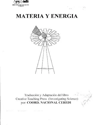 FICHAS DE MATERIA Y ENERGIA PARA NIÑOS