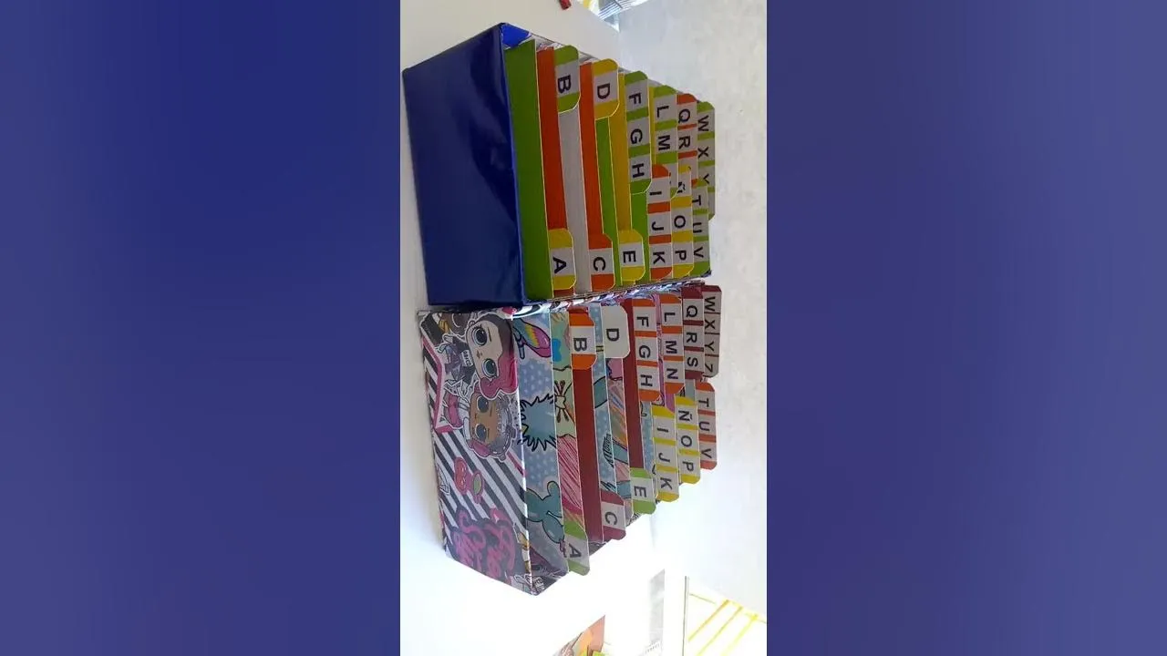 Ficheros con caja de zapatos - YouTube