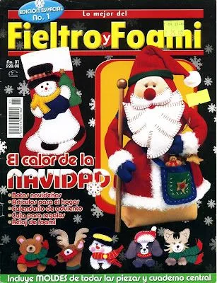 FIELTRO FOAMI NAVIDAD | Manualidades