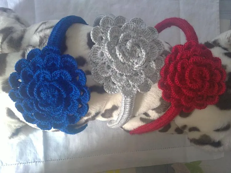 fieltro y mas: diademas de crochet