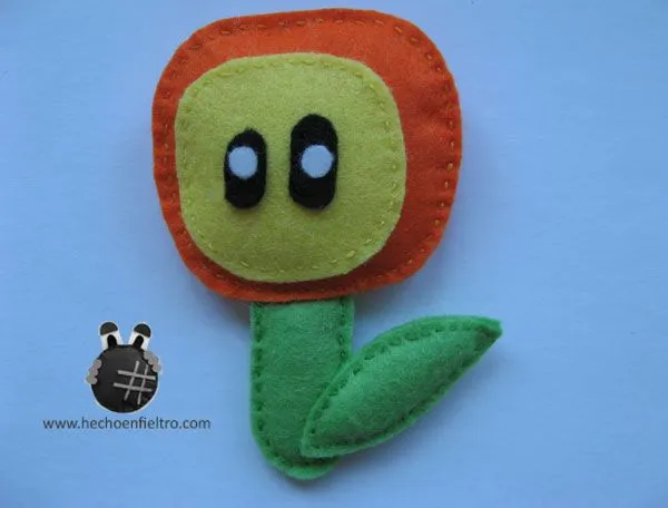 Hecho en Fieltro: Planta Mario Bros