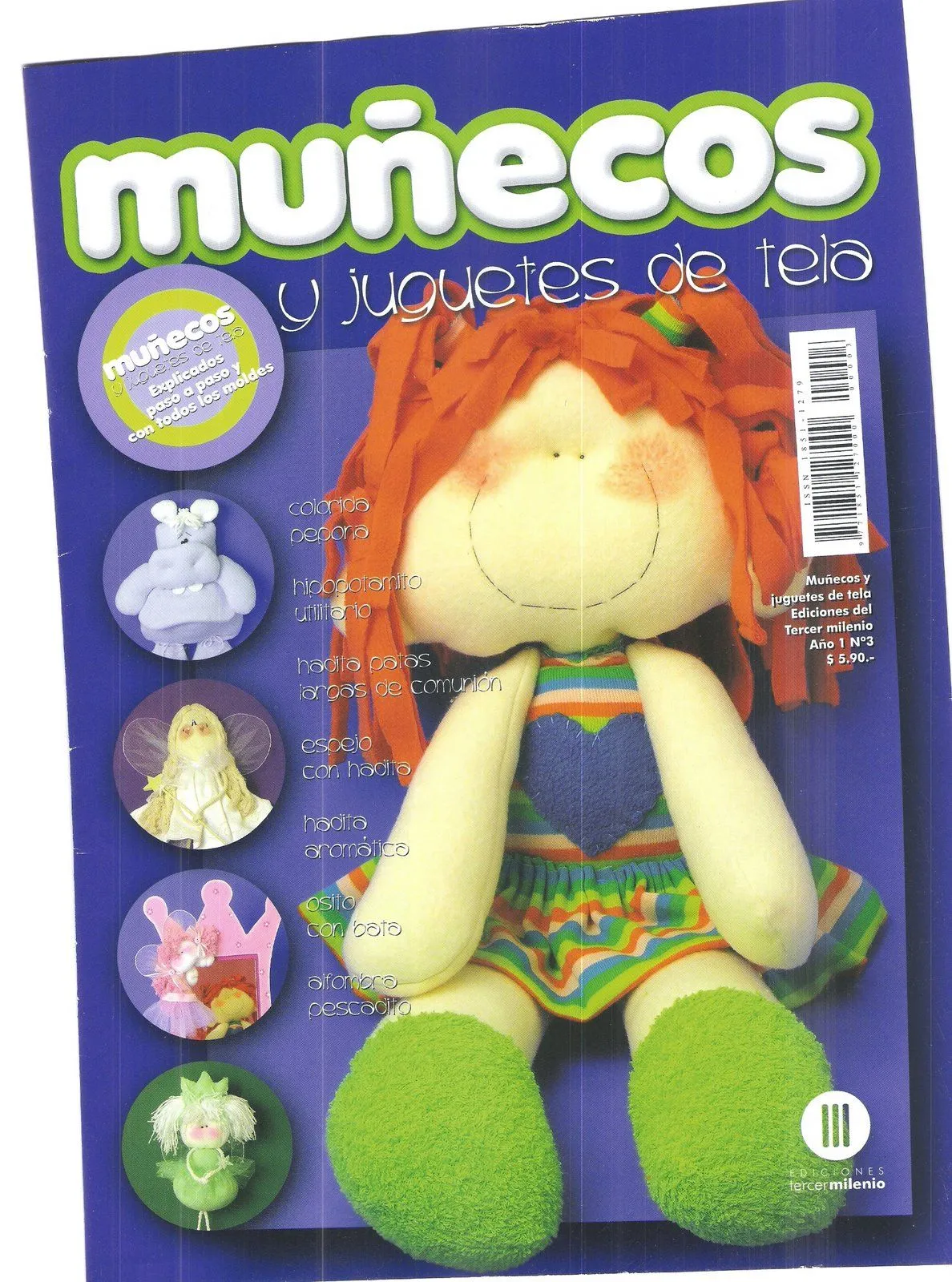 Muñecos y Juguetes de Tela Nº 2 tapa 001