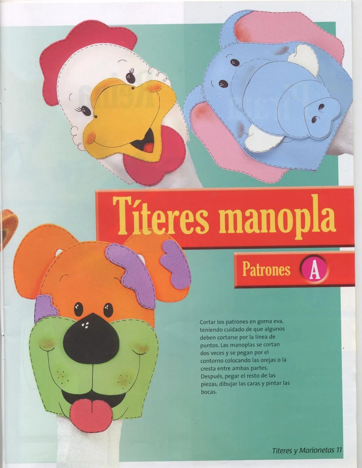 FIELTRO Y TELA: Títeres y marionetas « Variasmanualidades's Blog