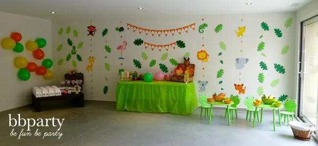 Fiesta animales de la selva on Pinterest | Animales, Fiestas and ...