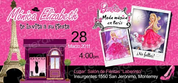 Fiesta tematica barbie moda magica en paris deals