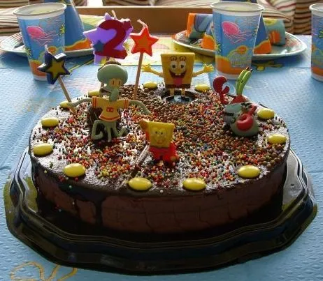 Fiesta de cumpleaños infantil Bob Esponja | Fiestas infantiles y ...