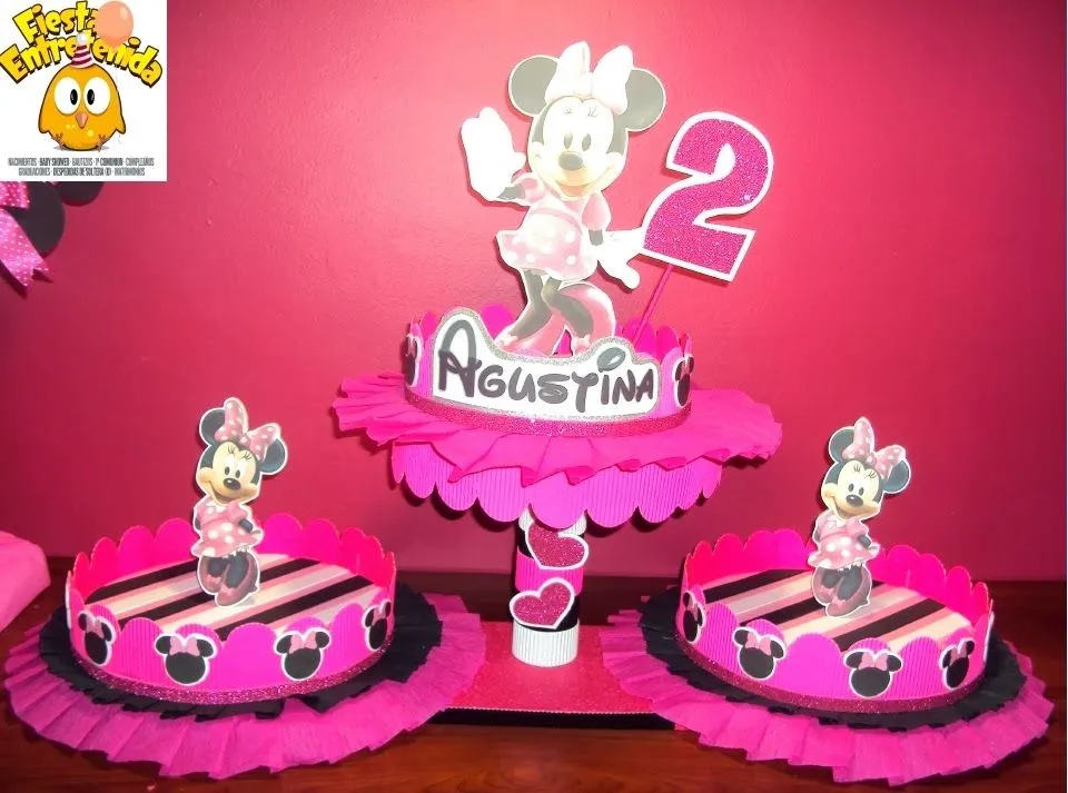 Fiesta Entretenida: Minnie Fucsia con negro