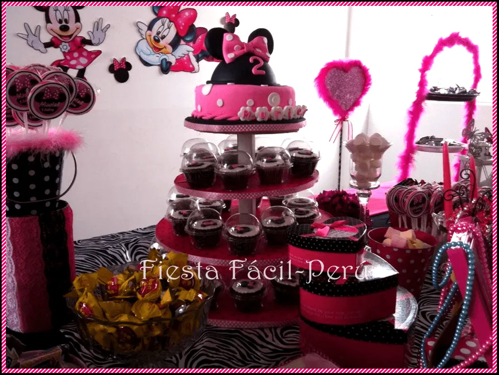 FIESTA FACIL PERU: Decoración Minnie Coqueta 2