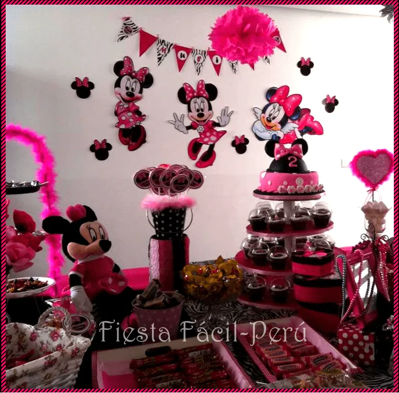 FIESTA FACIL PERU: Decoración Minnie Coqueta 2