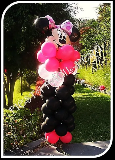 FIESTA FACIL PERU: DECORACIÓN MINNIE COQUETA..!!!