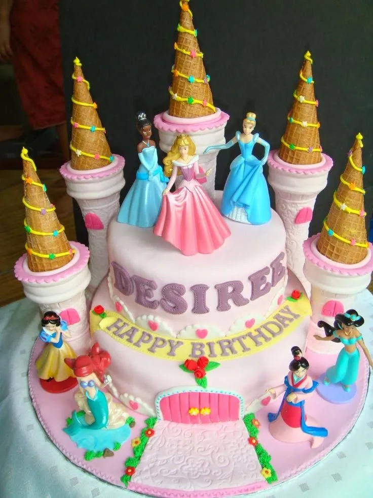 Fiesta Hermosa: Las 30 tortas más bellas de las Princesas de Disney