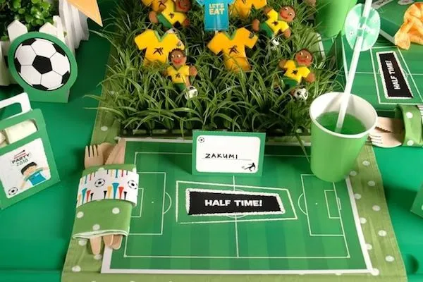 Como decorar un cumpleaño de futbol - Imagui