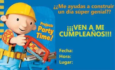 Fiesta infantil con decoración de Bob el Constructor | Fiesta101