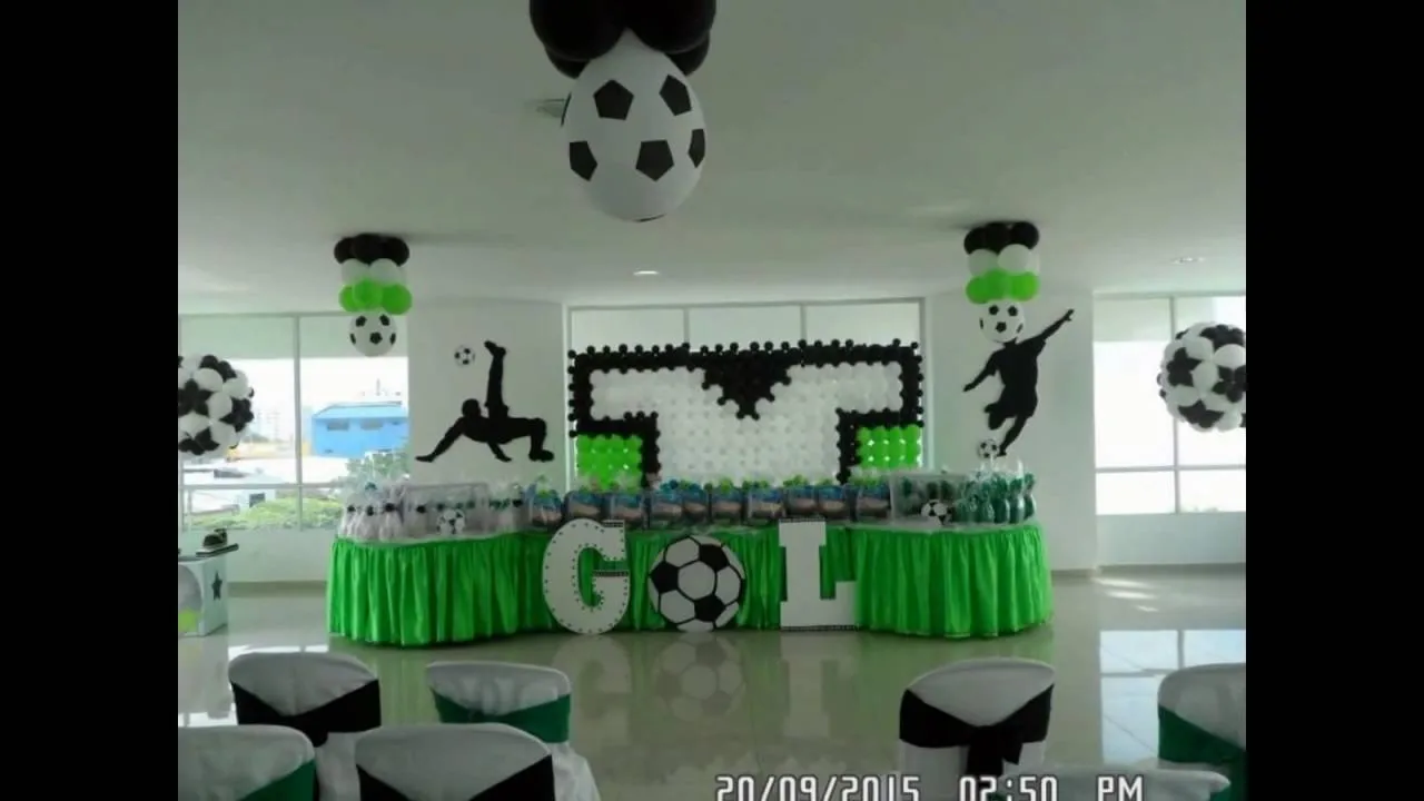 Fiesta Infantil Estilo Futbol - YouTube