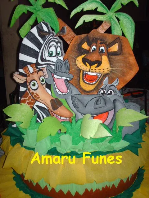 AMARU FUNES DECORACIONES: PIÑATA ENTAMBORADA DE MADAGASCAR