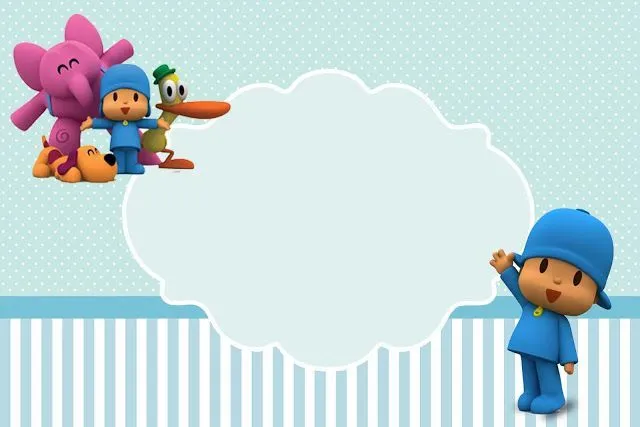 Fazendo a Minha Festa!: Pocoyo - Kit Completo com molduras para ...