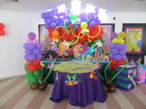 fiesta de la sirenita ariel decoracion - Buscar con Google ...