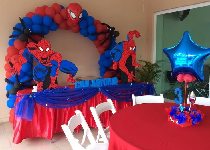 Arco de globos por decoración eventos norma | DECORACIÓN SPIDERMAN ...