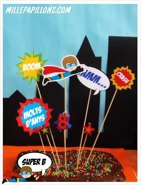 Una fiesta de superheroes - Paperblog