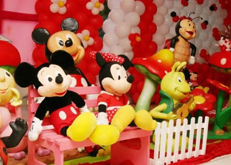 Fiesta Temática con Globos de Minnie Mouse - Birthday Party ...