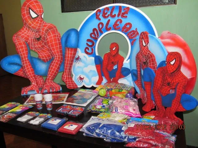 FIESTA TEMATICA HOMBRE ARAÑA - SPIDERMAN | Fiestas tematicas ...