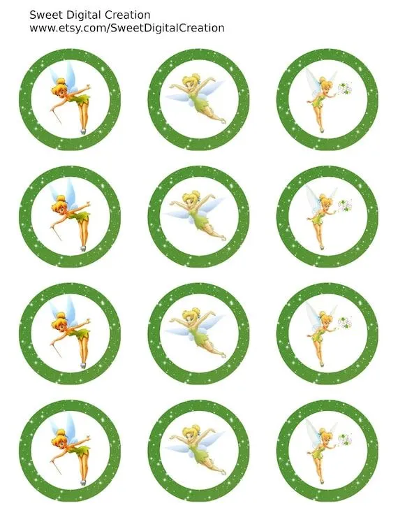 Etiquetas de Tinkerbell para imprimir gratis - Imagui