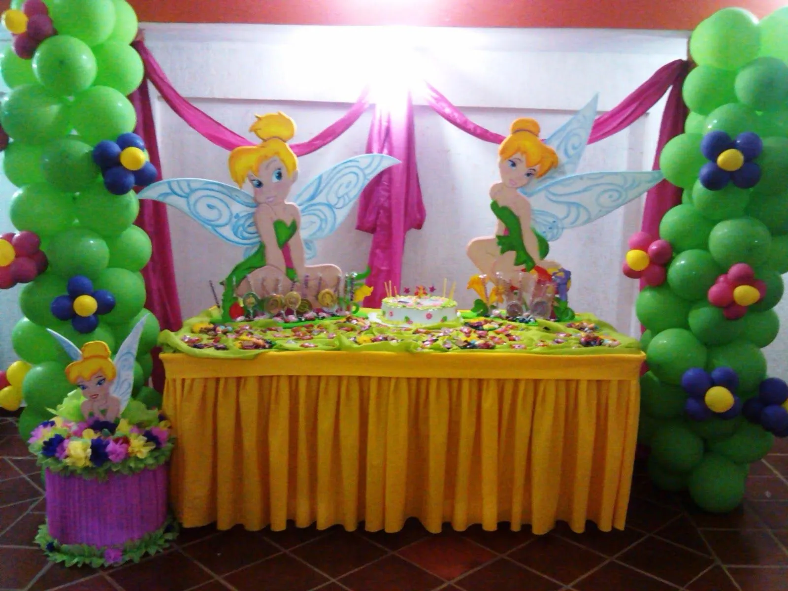 Fiestas Deco Mania : fiesta de cumpleaños Campanita, Tinkerbell