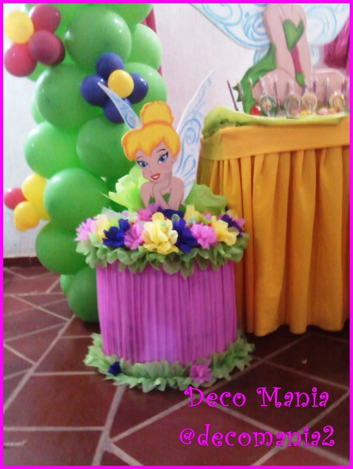 Fiestas Deco Mania : fiesta de cumpleaños Campanita, Tinkerbell