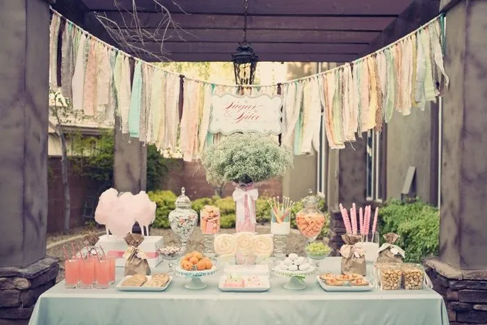 Fiestas con encanto: Decoración de buffet vintage