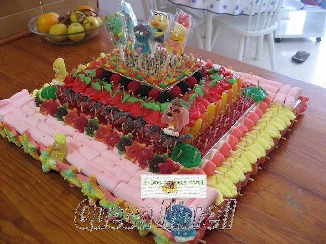 Fiestas con encanto: Tarta de chuches: Una Barbie-chuche paso a paso