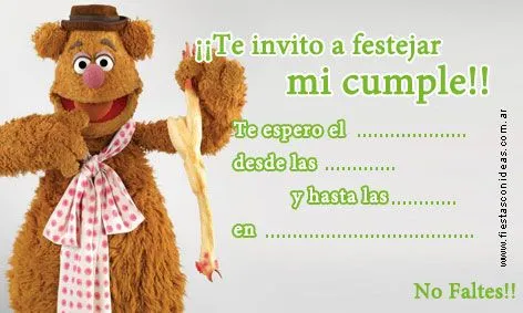 Tarjetas e Invitaciones de cumpleaños para Imprimir - Fiestas ...