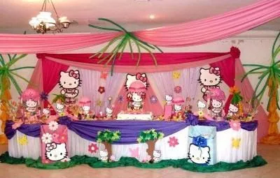 LAS FIESTAS INFANTILES: DECORACIÓN CON HELLO KITTY