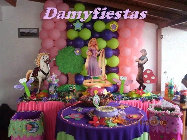 Lo mejor para sus fiestas Infantiles: Fiesta de Rapunzel de Enredados