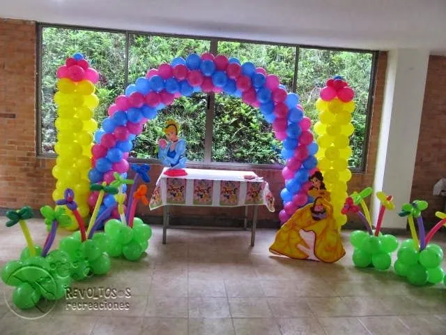 DECORACION FIESTAS PRINCESAS DE DISNEY | Fiestas infantiles ...