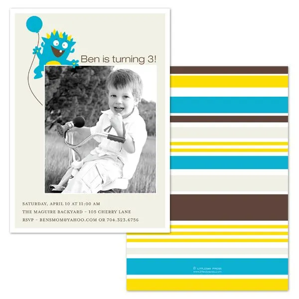 Fiestas de monstruos para niños de 3 a 6 años