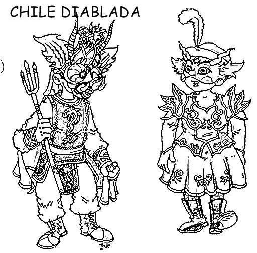 Fiestas patrias de Chile, dibujos colorear | conozcamos chile