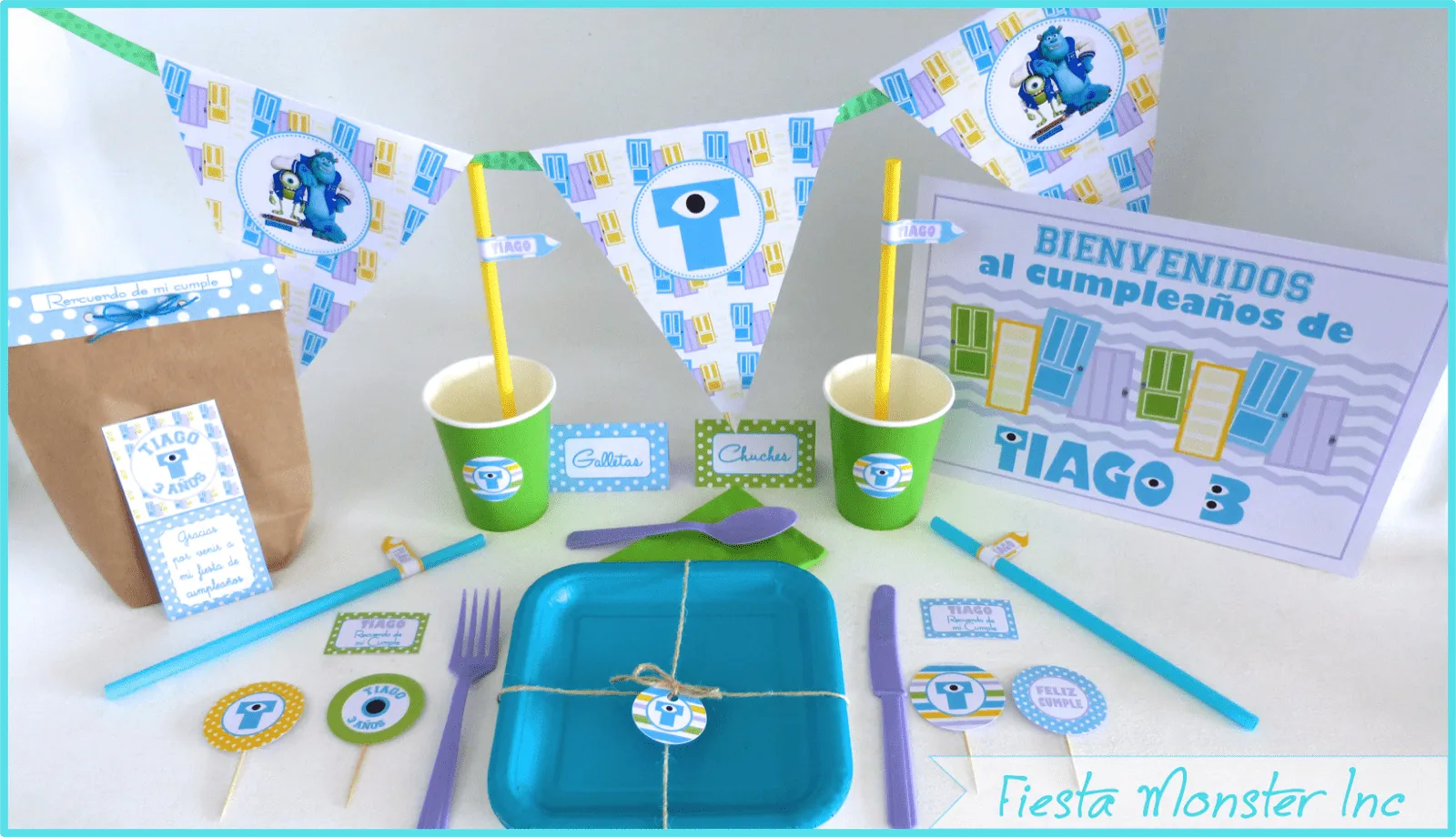 Fiestas Temáticas BCN: PARTY BOX MONSTER INC